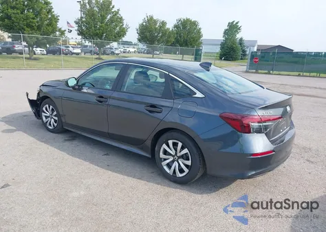 2025 Honda Civic Lx from USA, damaged, VIN 2HGFE2F21SH601191